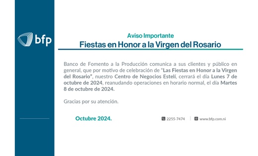 Celebración a la Virgen del Rosario